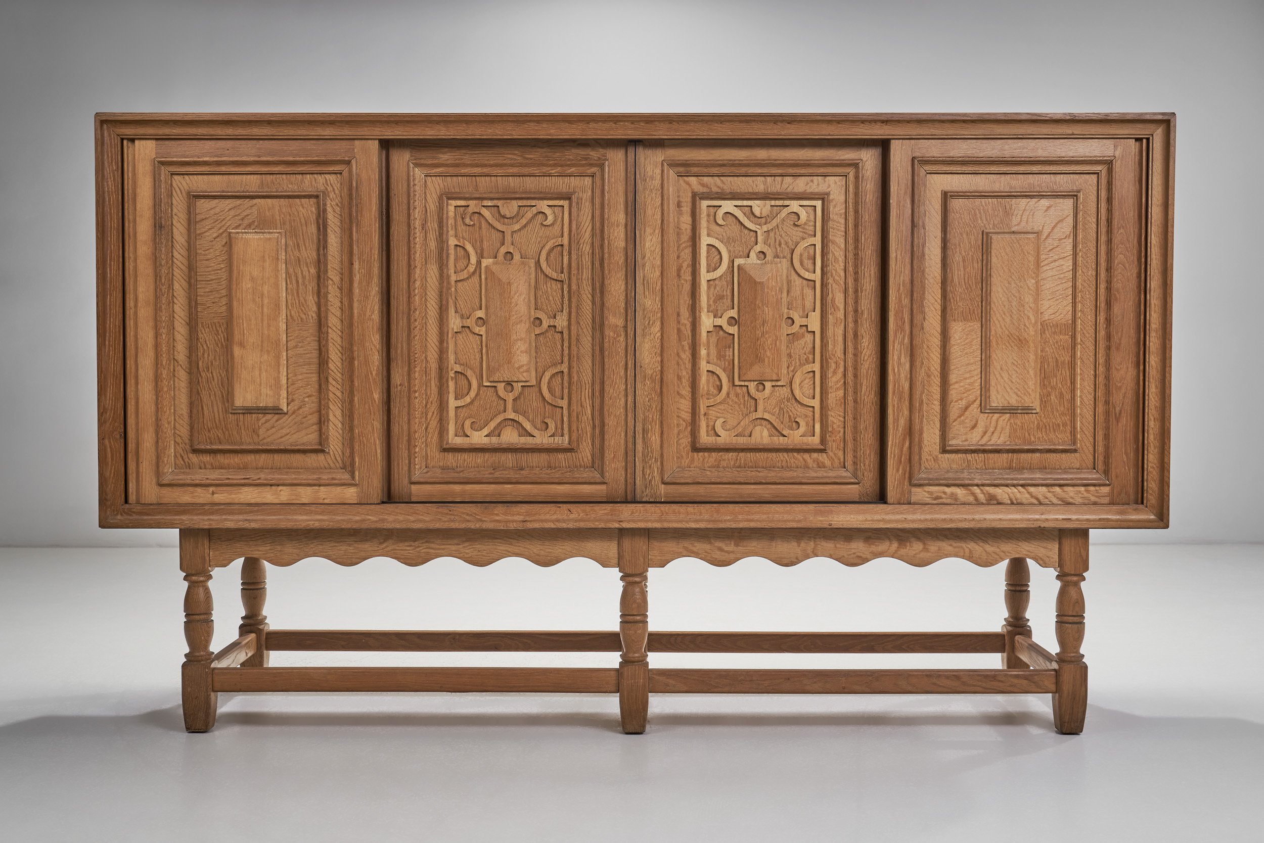 Axel O. Röck Oak Sideboard for Otterup Møbelfabrik, Denmark 1961